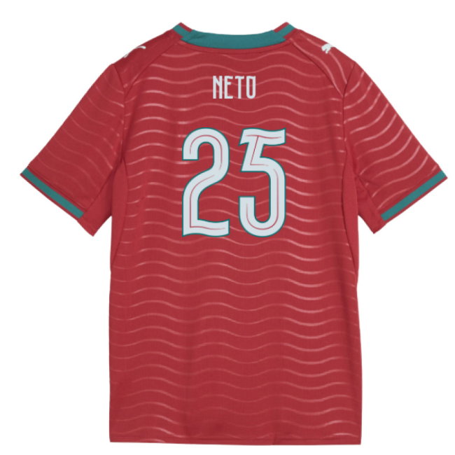 2026-2027 Portugal Home Shirt (Kids) (Neto 25)-SoccerKits Hub | Buy Soccer Jerseys Online